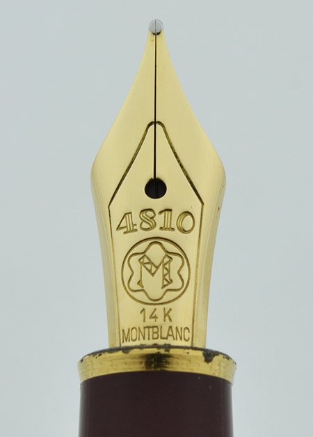 Montblanc Meisterstuck 144 - Burgundy Bordeaux, Gold Trim, 14k